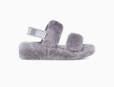 UGG Oh Yeah Slippers for Womens - Soft Amethyst/Grey India